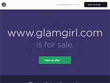 Tablet Screenshot of glamgirl.com